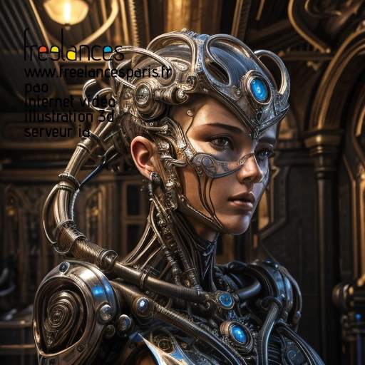 Pao internet vidéo illustration 3d serveur intelligence générative freelance paris studio de création 63WEJUW1